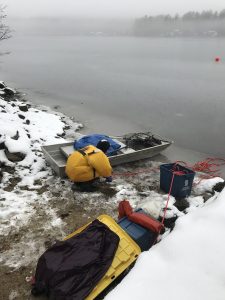 John Cooley preparing to rescue Loon