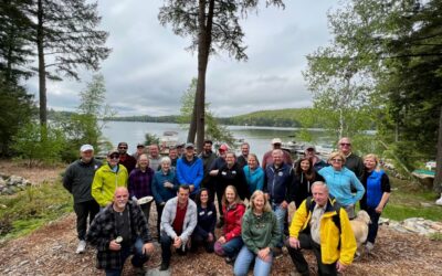 AWWA, NHDES, NH Lakes & LLA Volunteers Conduct 2022 Lovell Lake Watershed Survey