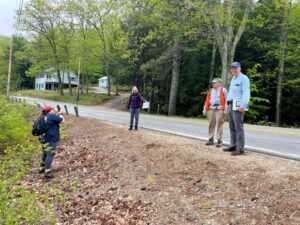 Volunteers and Technical Leader conducting Lovell Lake Watershed Site Survey